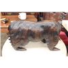 Image 3 : CARVED BEAR WITH FISH ALL WOOD