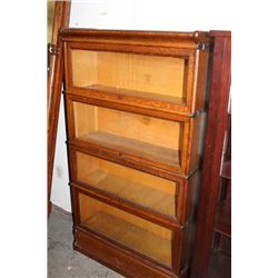 4 STACK OAK MACY BOOKCASE