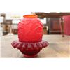 Image 1 : FENTON FAIRY GLASS LAMP - CHERRY GLASS LAMP