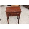 Image 1 : EARLY 2 DRAWER CHERRY STAND
