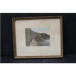 PRINT  SHORE DRIVE, LAKE MOHAWK  BY SAWYER