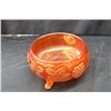 Image 1 : RARE CARNIVAL GLASS PIECE - BUBBLES & LINES IN GLASS