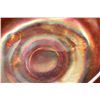 Image 3 : RARE CARNIVAL GLASS PIECE - BUBBLES & LINES IN GLASS