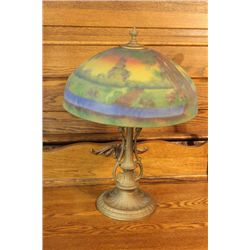 REVERSE PAINTED LAMP