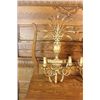 Image 2 : PAIR OF GOLD GUILDED WALL SCONCES - MADE IN ITALY