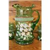 Image 3 : 6 PIECE HAND PAINTED WATER PITCHER & GLASS SET