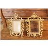 Image 1 : MATCHING PAIR OF BRASS FRAMES