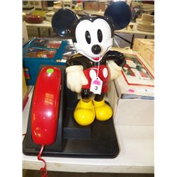 Mickey Mouse Telephone approx  10 X 16