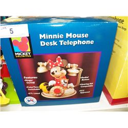 New In Box Minnie Mouse Desk Telephone
