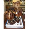 Image 1 : 2-Plam Tree side Lamps & 1- Wood Box