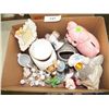 Image 1 : Misc. Lot of Ceramic Bank-Jar-candle Holder-Pictur