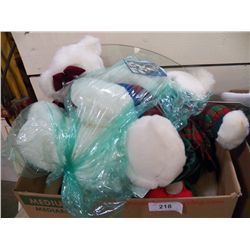 Large Box of Stuffed Animals