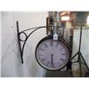 Image 1 : Metal Wall Clock Interior or Exterior Use