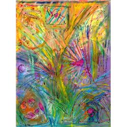 Anne Boysen, Celebration II, Signed Canvas Print