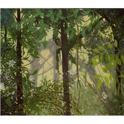 Anne Boysen, Sunny Mist, Signed Oil on Canvas