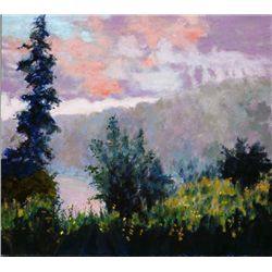 Anne Boysen, View From the Bridge, Signed Canvas Print