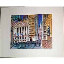 Kamil Kubik, Wall & Broad At Night Signed Serigraph