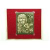 Image 2 : 1990 First Day Issue 22K Gold Replica Stamp W/Postal Stamp; America's Classic Films Musicals