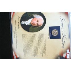 2007 US James Madison $1 Coin