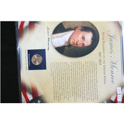 2008 US James Monroe $1 Coin