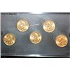 Image 2 : 2006-D US Mint State Quarter Set; BU, Layered in 24K Gold