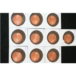 Golden State Mint Copper Round; .999 Fine Copper 1/4 Oz.; Lot of 10