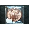Image 1 : Copper Round; .999 Fine Copper 1 Oz.