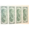 Image 2 : 2003-A US Federal Reserve Note $2; Kansas City MO Reserve, Lot of 4 Uncut Bills
