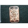 Image 2 : 2012 Copper Ingot; .999 Fine Copper 1 Oz.