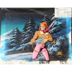 Original Background Cel Animation X-MEN Stan Lee Signed