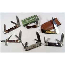 LOT OF 6 VINTAGE POCKET KNIVES