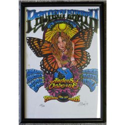 1999 WALLACE HARTLEY JONES GANG CONCERT POSTER - SIGNED & NUMBERED S.J. GRAY