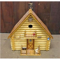 LARGE HAND MADE BIRD HOUSE