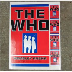1989 "THE WHO" CONCERT POSTER - UNFRAMED