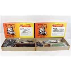 LOT OF 2 TRAIN CAR KITS - HO SCALE - ROUNDHOUSE PRODUCTIONS