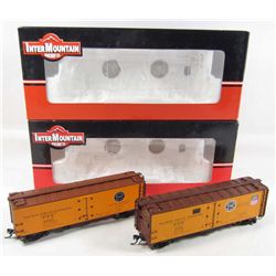 LOT OF 2 INTERMOUNTAIN TRAIN CARS IN ORIGINAL BOXES