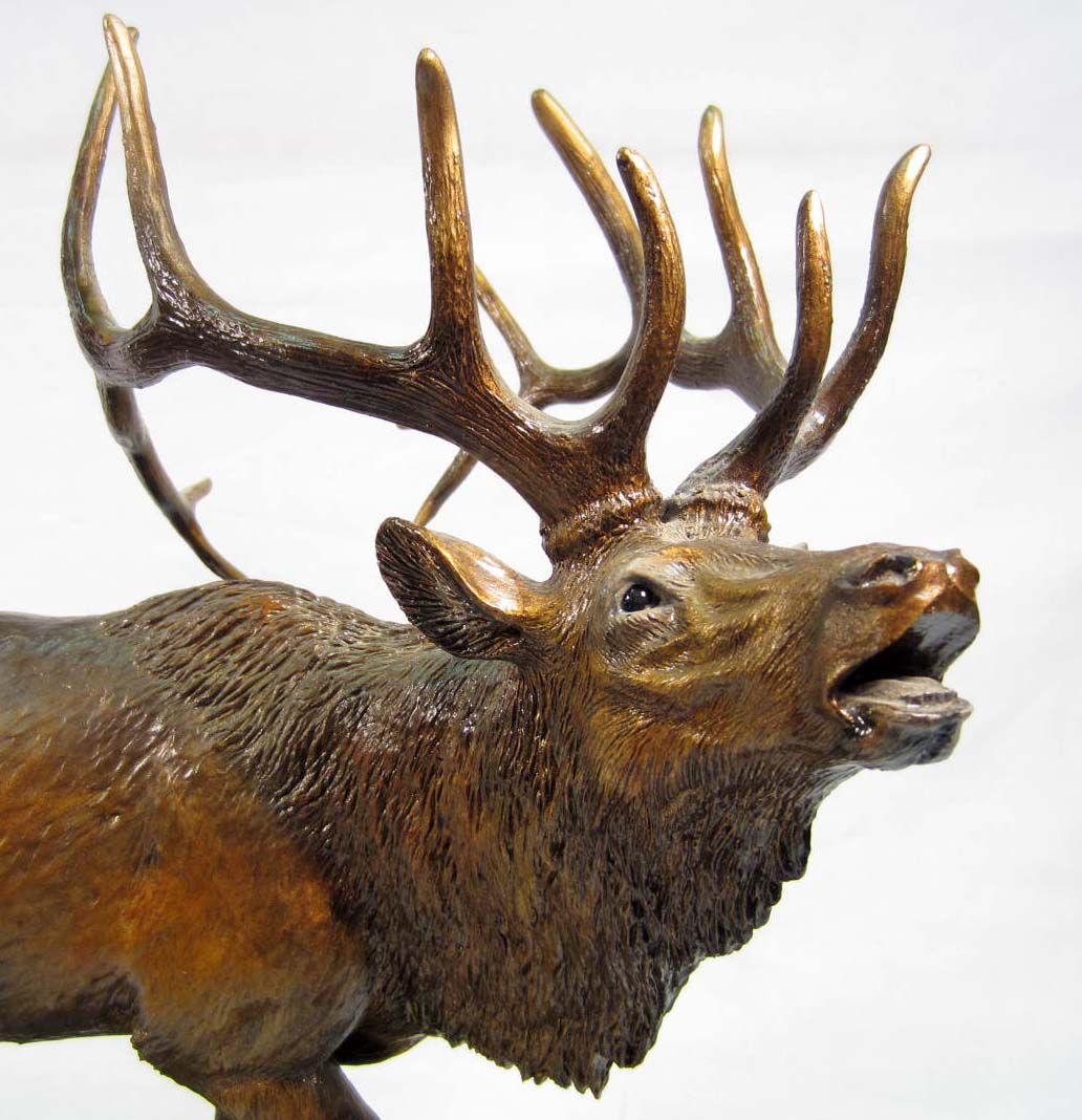 AUTUMN SERENADE BRONZE SCULPTURE BY M LEE GOOD