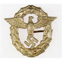 GERMAN NAZI POLICE CAP BADGE