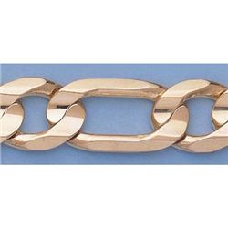 Pure Gold 16" 14k Gold-Yellow 13.8mm Figaro Chain