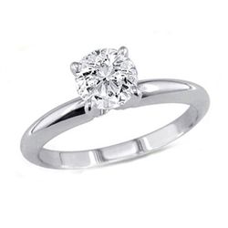 0.60 ct Round cut Diamond Solitaire Ring, G-H, VVS