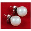 Image 2 : 11.5MM Round Stud Earring South Sea Pearl
