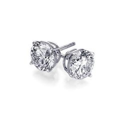 0.50 ctw Round cut Diamond Stud Earrings I-J, SI2