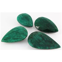 Emerald 658.5ct Loose Gemstone Mix Sizes Pear Cut