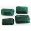 Image 1 : Emerald 347.5ct Loose Gemstone Mix Sizes Emerald Cut