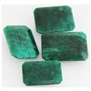 Image 2 : Emerald 347.5ct Loose Gemstone Mix Sizes Emerald Cut