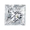 Image 1 : Certified Princess Diamond 1.01 Carat D, SI2 EGL ISRAEL