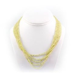 272ctw Faceted Lemon Topaz Silver Sets