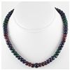 Image 1 : 374.59ct Natural Multi-Color Rondelles Necklace