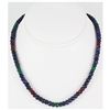 Image 1 : 189.90ctw Natural Multi-Color Rondelles Necklace
