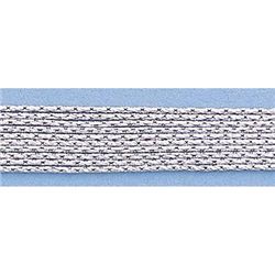 Pure Gold 16" 14k Gold-White 10 Strand DC Boston Chain